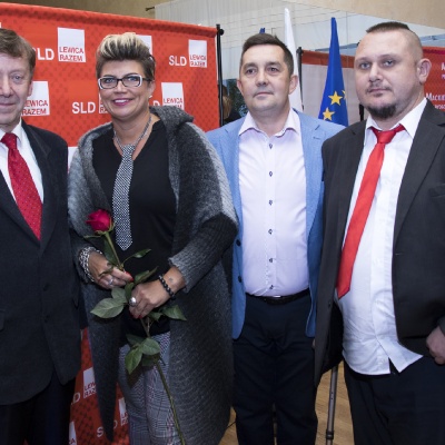 Inauguracja kampanii KKW SLD Lewica Razem w Bydgoszczy