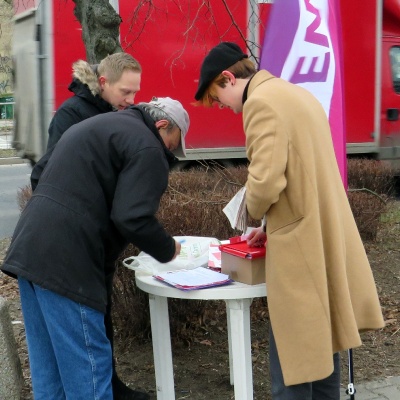 Akcja zbierania podpisów pod obywatelskim projektem 